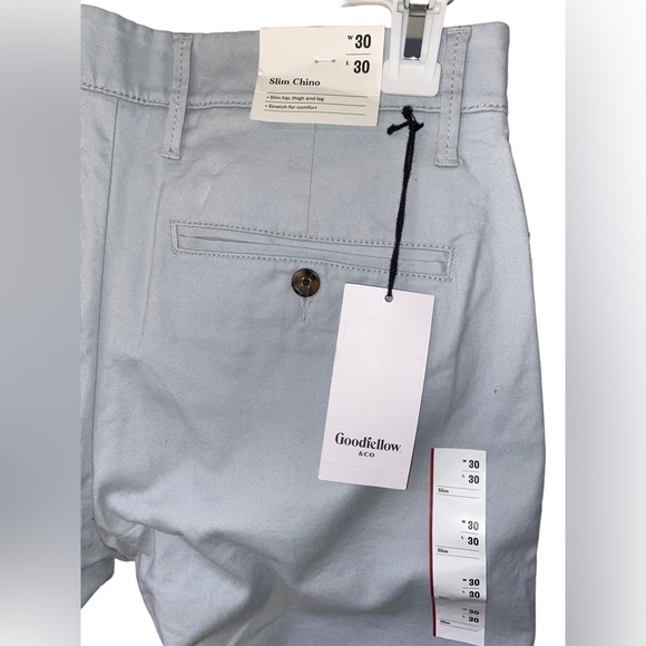 Goodfellow & Co™ Men's Every Day Wear Slim Fit Chino Pants Hennepin Chino NEW - Picture 7 of 8